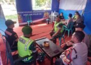 TNI-POLRI Bersama Dinas Terkait Lakukan Pengamanan di Pos Idul Fitri 1446 H di Batangan Baluran