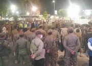 Satpol-PP dan Tim Gabungan Tertibkan PKL Di Alun-alun Jember 