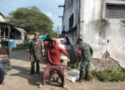 Babinsa Koramil 0823/11 Besuki Dampingi Bulog Serap 43 Ton Gabah dari Lima Desa