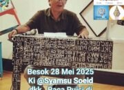 Baca Puisi Ki Syamsu Soeid dan sahabat Penyair SATUPENA JAWA TIMUR, Besok 28 Mei 2025