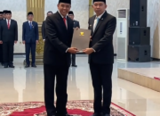 Bupati Jember, Mohamad Fawait Melantik 17 Pejabat dan Serahkan 4 Surat Keputusan Plt