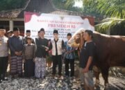 Presiden Prabowo Serahkan Sapi Kurban ke Pondok Pesantren Kidul Kali Trenggalek Melalui Bupati Nur Arifin
