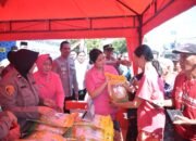 30 Ton Beras SPHP Terjual Habis 55 Ribu per Kemasan,  Gerakan Pangan Murah Polres Situbondo