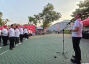 Pimpin Jalan Sehat dan Bakti Sosial Sambut HUT ke-80 RI, Kakanwil Tegaskan : Bukti Nyata Pemasyarakatan Peduli