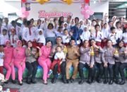 Polwan bersama Kapolres dan Ketua Bhayangkari Cabang Situbondo Berbagi Kebahagiaan di SLB Dharma Wanita Pada Momen HUT Polwan ke 77