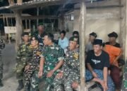 Koramil 0823/03 Kapongan Bersama Banser Perkuat Siskamling, Wujud Sinergi untuk Rasa Aman Warga