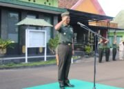 Upacara 17-an di Makodim 0823 Situbondo, Kasdim Bacakan Amanat Pangdam