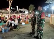 TNI Bersama Banser Wanita Amankan Pengajian Umum Jami’iyah Sholawat Bhening Sukerejo di Jangkar