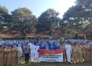 Polresta Banyuwangi Bersama Pelajar SMA/SMK Serentak Gelar Deklarasi Anti Kekerasan dan Tawuran