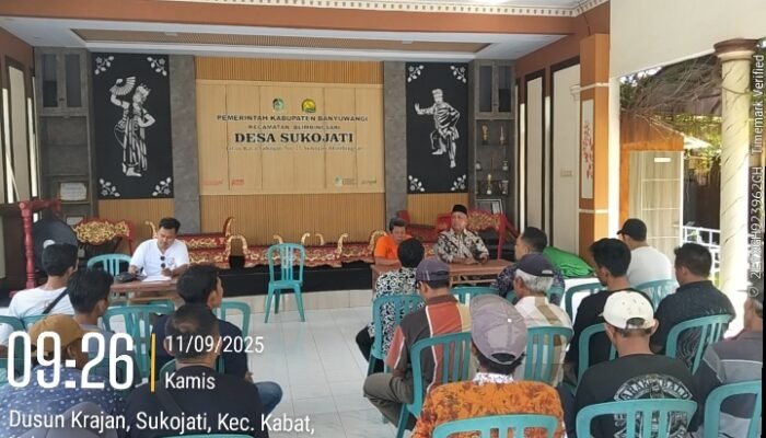 Ketua Laskar Cemeti Emas Gelar Audensi di Desa Sukojati Tentang Program Ketahanan Pangan 2023/2024, Pemerintah Desa Berserta Warga Menjawab Dengan Tegas