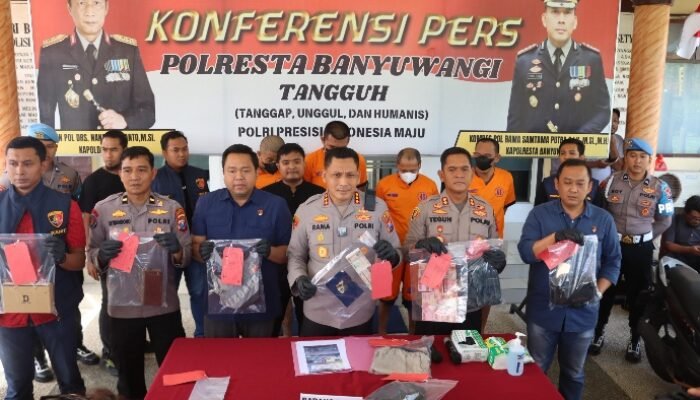 Gerak Cepat Polresta Banyuwangi Bongkar Sindikat Curanmor, Empat Tersangka Diamankan
