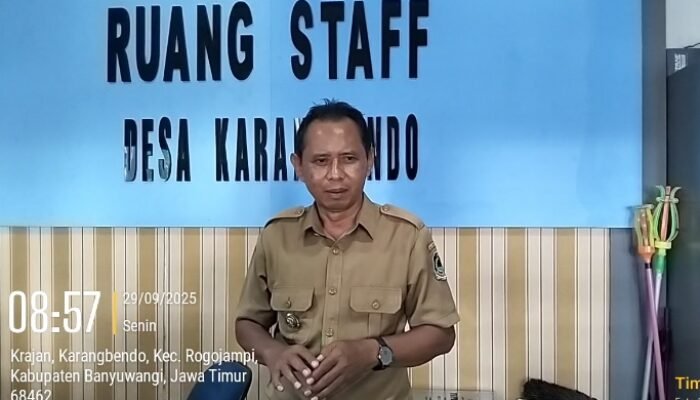 Terkait Penambangan di Dusun Pancoran Kecamatan Rogojampi Banyuwangi, Kepala Desa Karangbendo, Sudah Ada Kesepakatan Dengan Warga Serta Penambangan Tersebut Melayani Pembangunan TOL Probowangi