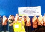 HUT Perhubungan Nasional 2025 KSOP Kelas IV Panarukan Tebar Sembako Kepada Warga