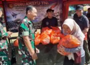 Jalan Sehat, UMKM, dan Bakti Sosial Meriahkan HUT TNI ke-80 Kodim 0823 Situbondo