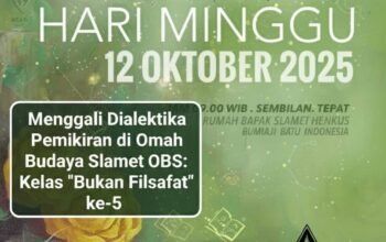 Menggali Dialektika Pemikiran di Omah Budaya Slamet (OBS): Kelas “Bukan Filsafat” ke-5 Akan Kembali Digelar