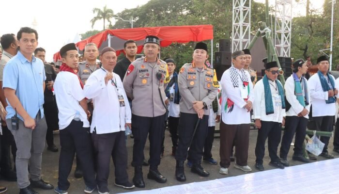 “Aksi Solidaritas Pemuda Indonesia untuk Palestina” di Jakarta Pusat