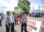 Satlantas Polres Situbondo Tutup Sementara Arus Lalin di Jalan WR Supratman dan Jalan Sucipto selama Perbaikan