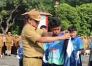 Wali Kota Bekasi Lepas Siswa SSB untuk Turnamen Internasional,Singa Cup,U-14