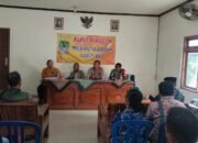 Kegiatan Rapat Minggon Desa Cicau