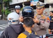 Satlantas Polresta Banyuwangi Gelar Kampanye Keselamatan “Ops Zebra Semeru 2025” di Simpang Lima