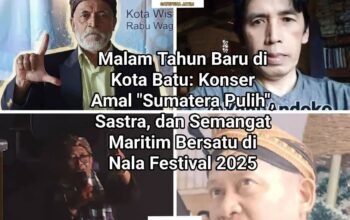 Maalam Tahun Baru di Kota Batu: Konser Amal “Sumatera Pulih”, Sastra, dan Semangat Maritim Bersatu di Nala Festival 2025