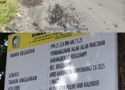 Pembangunan Jalan Pancoran Karangbendo Banyuwangi, Ketua Formasi Sebut: Pekerjaannya Bobrok