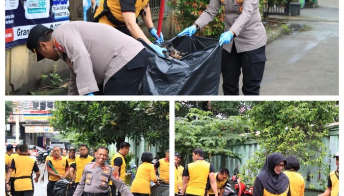 Polsek Bekasi Selatan Bersama 3 Pilar Gelar Aksi Korve dan Bakti Kesehatan: Wujudkan “Indonesia Asri” di Tingkat Lokal