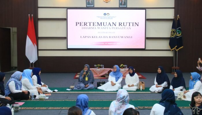 Gelar Pengajian dan Doa Bersama, DWP Lapas Banyuwangi Sambut Ramadhan Dengan Hati Bersih