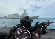 TNI AL GELAR LATIHAN ANTI AKSES DAN ANTI AMFIBI, SEKALIGUS PAMERKAN TANGKAPAN TIMAH DAN LOGAM TANAH JARANG SENILAI RP 173,6 MILYAR