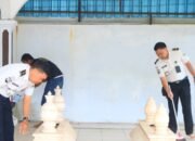 Jelang Ramadan, Masjid Dekat SAE Paswangi Jadi Sasaran Aksi Bersih-bersih Warga Binaan