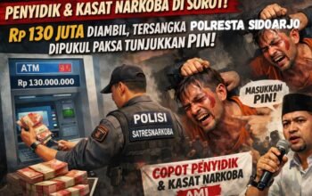 Tersangka Dipukuli dan Dikuras Habis Uang 130 Juta, AMI Desak Kapolda Copot Oknum Penyidik II Sastresnarkoba Polresta Sidoarjo