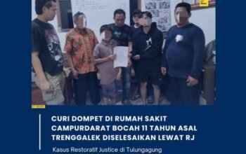 Kasus Pencurian Dompet di RSUD dr. Karneni Diselesaikan Lewat Restorative Justice