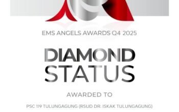 PSC 119 Tulungagung Raih Diamond Award untuk Layanan Stroke Pra-Rumah Sakit