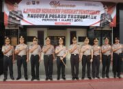 Hattrick, Tiga Anggota Polres Trenggalek Terima Kenaikan Pangkat Pengabdian