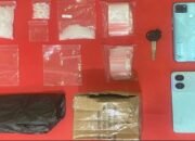 Polres Mojokerto Amankan Dua Tersangka Pengedar  Sabu Senilai 126 juta