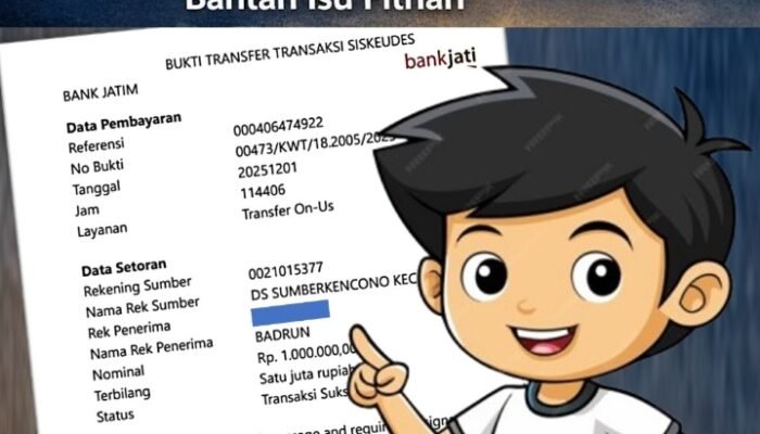 TERBUKTI!!!! SEKDES SUMBER KENCONO.