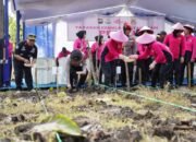 Wujudkan Swasembada Pangan, Polres Bojonegoro Sulap Lahan Kosong Jadi Kebun Jagung