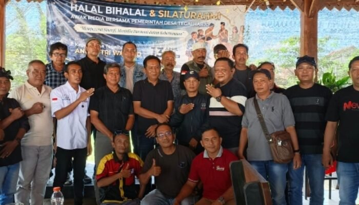 Pemdes Tegalharjo Gandeng Awak Media, Halal Bihalal Jadi Momentum Perkuat Sinergi dan Harmoni