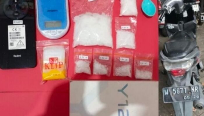 Polres Pasuruan Bekuk Pria Asal Pandaan dengan Barang Bukti 118 Gram Sabu