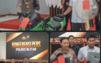 Polres Blitar Amankan Residivis Pembobol Tiga Gedung Sekolah