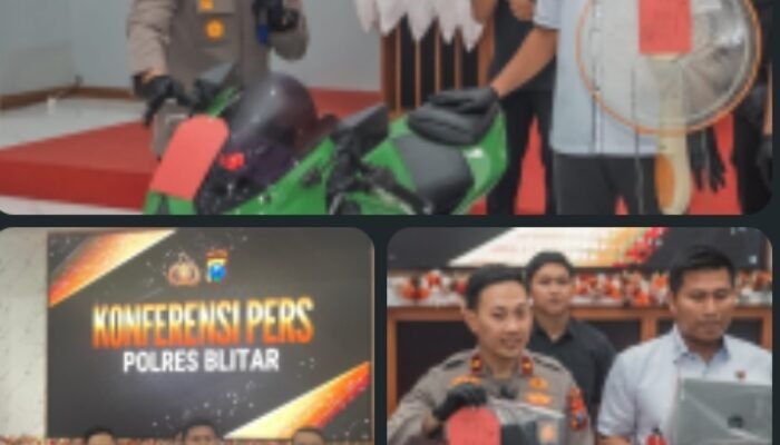 Polres Blitar Amankan Residivis Pembobol Tiga Gedung Sekolah