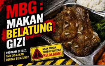 Anak Diberi Makan Bergizi Gratis, Tapi Siapa Jamin Aman?