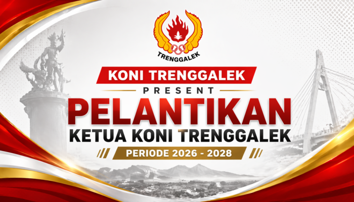 Doding Rahmadi Dilantik Ketua Koni Trenggalek Periode 2026 – 2028
