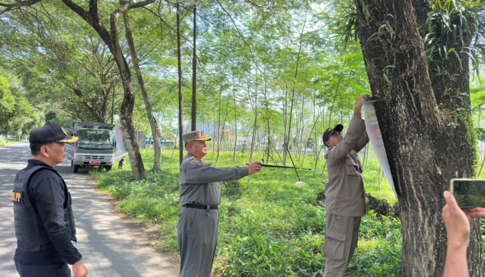 Satpol PP Trenggalek Gencarkan Penertiban Reklame Liar
