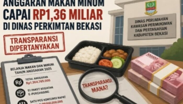 Anggaran Makan Minum Fantastis, KCBI Minta Penjelasan Perkimtan Kabupaten Bekasi