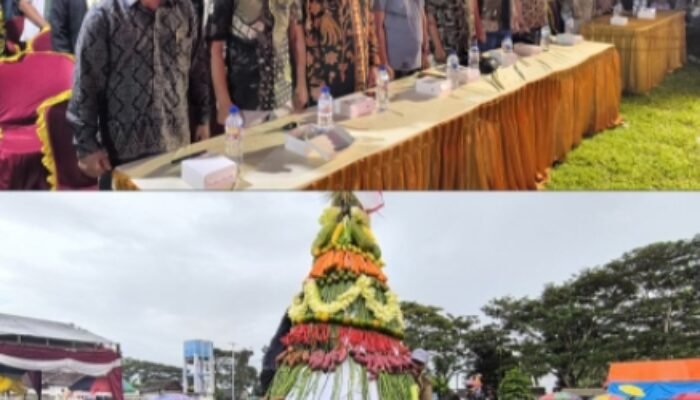Bersih Desa dan HUT ke-29 Sumbermulyo: Kirab Gunungan di Tengah Gerimis, Warga Tetap Antusias