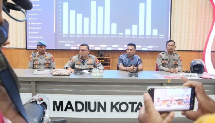 Polres Madiun Kota Ungkap Dua Kasus Curanmor Amankan 2 Tersangka