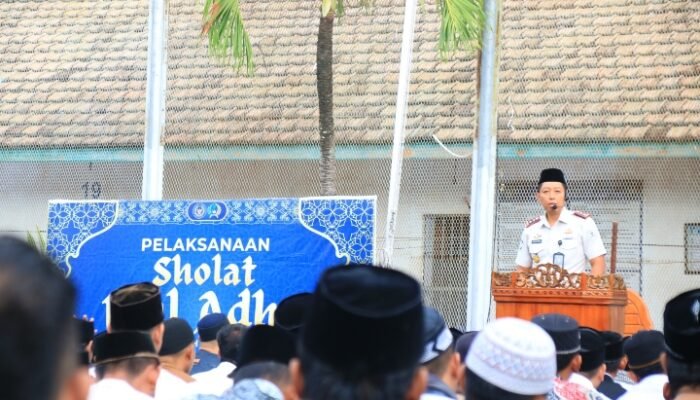 Salat Idul Adha di Lapas Banyuwangi, Warga Binaan Diajak Petik Hikmah Keikhlasan