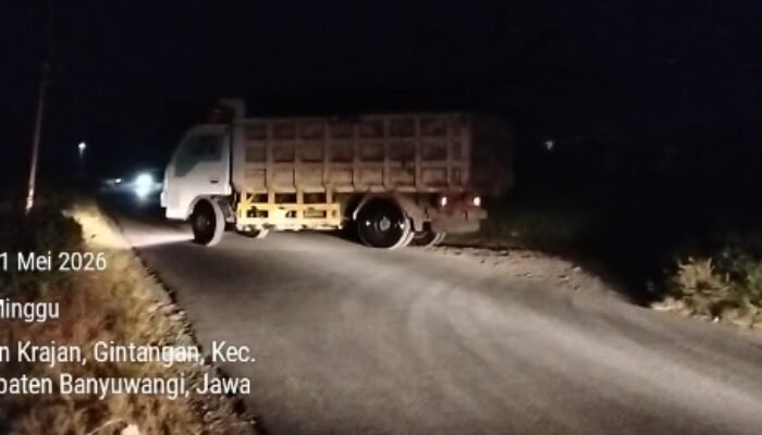 Beraktivitas Pada Malam Hari, Tambang Pasir Di Desa Gladag Dusun Susukan Kidul Kecamatan Rogojampi Banyuwangi Terkesan Kebal Hukum