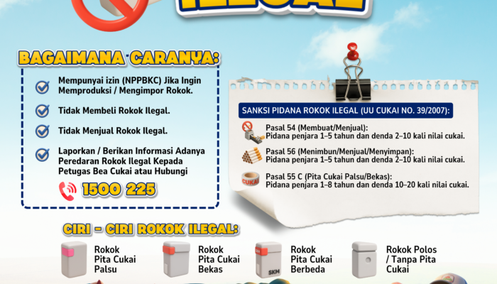 Gempur Rokok Ilegal Kabupaten Trenggalek